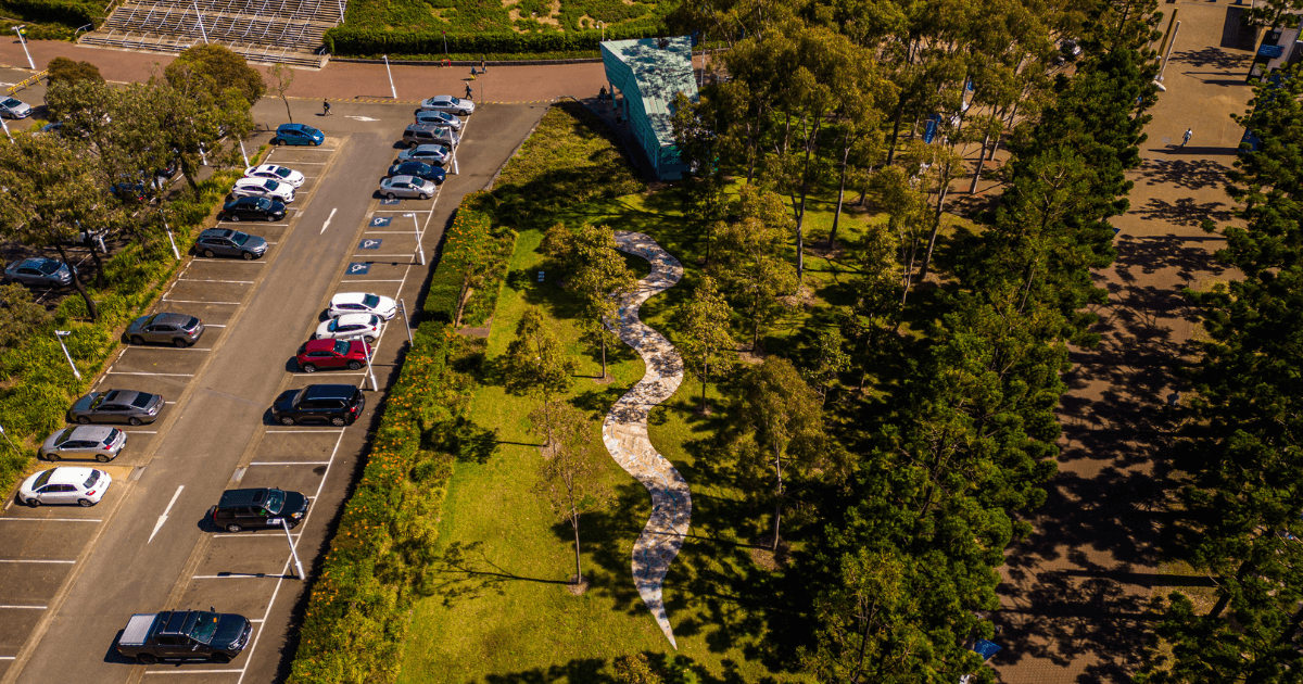 Accessible parking in the Park